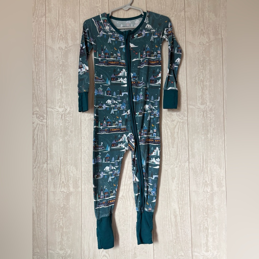 Little Sleepies Midnight Express Bamboo Footie Pjs